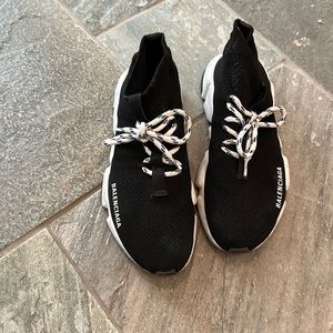 Balenciaga black and white sneakers